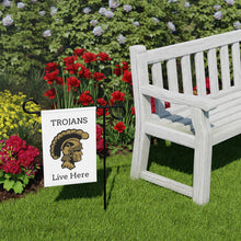 Load image into Gallery viewer, Garden Flag - Trojans Live Here