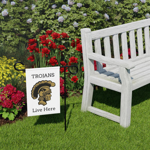 Garden Flag - Trojans Live Here