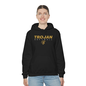 Adult Pullover Hoodie - Trojan Softball