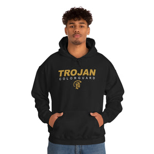 Adult Pullover Hoodie - Trojan Colorguard