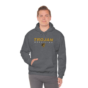 Adult Pullover Hoodie - Trojan Wrestling