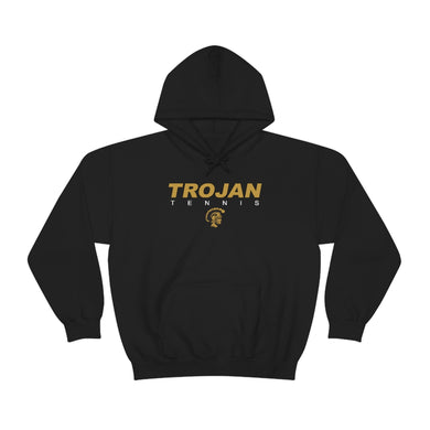 Adult Pullover Hoodie - Trojan Tennis