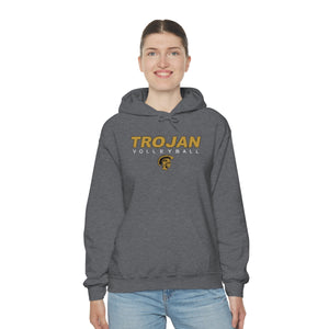 Adult Pullover Hoodie - Trojan Volleyball