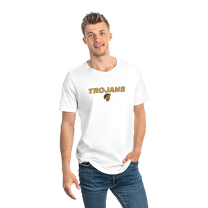 Men's Jersey Curved Hem Tee - Trojans