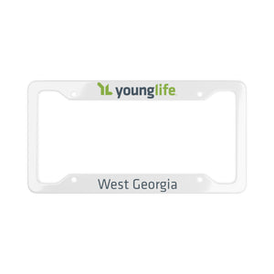 License Plate Frame - YoungLife West Georgia