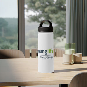 Stainless Steel Water Bottle, Handle Lid