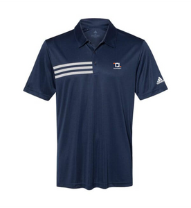 Adidas 3 Stripe Performance Polo