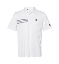 Load image into Gallery viewer, Adidas 3 Stripe Performance Polo