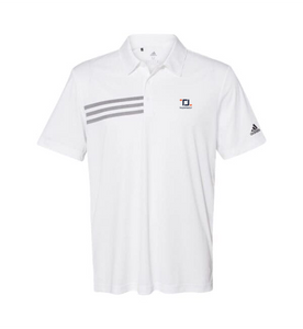 Adidas 3 Stripe Performance Polo