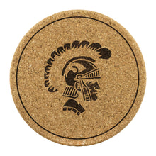 Load image into Gallery viewer, Round Cork Coaster Set - Trojan