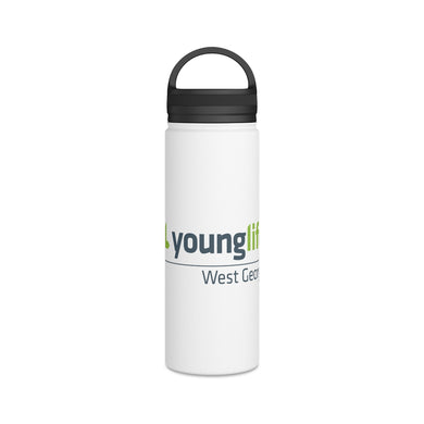 Stainless Steel Water Bottle, Handle Lid