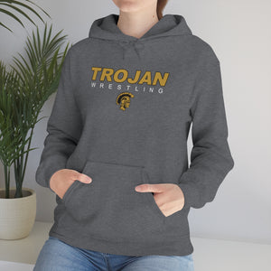 Adult Pullover Hoodie - Trojan Wrestling