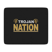 Load image into Gallery viewer, Sherpa Blanket - Trojan Nation