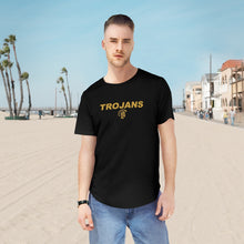 Load image into Gallery viewer, Men&#39;s Jersey Curved Hem Tee - Trojans