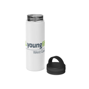 Stainless Steel Water Bottle, Handle Lid