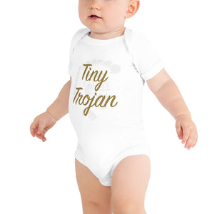 Baby Onesie - White Tiny Trojan