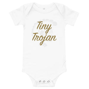 Baby Onesie - White Tiny Trojan