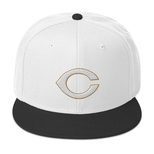 Snapback Hat - Carrollton C (White)