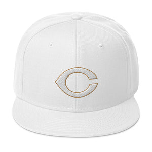 Snapback Hat - Carrollton C (White)