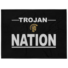 Load image into Gallery viewer, Throw Blanket - Trojan Nation